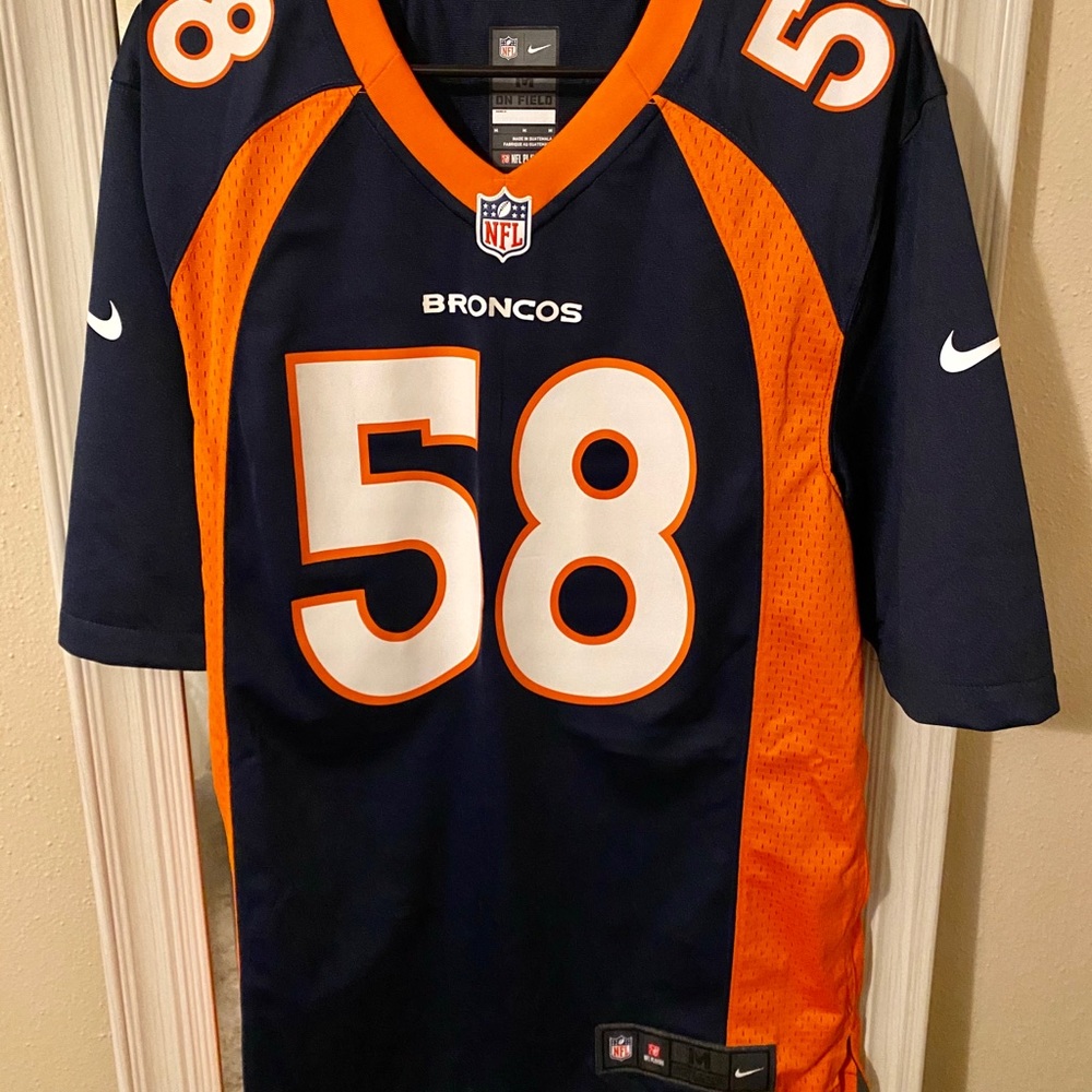 DENVER BRONCOS VON MILLER #58 jersey